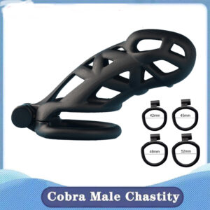 black comfort chastity cage