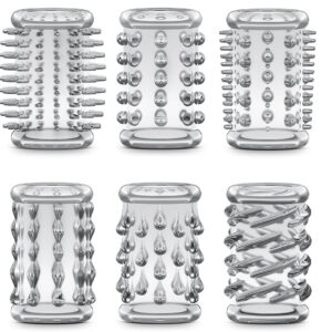 1 set 6pcs short penis sleeve