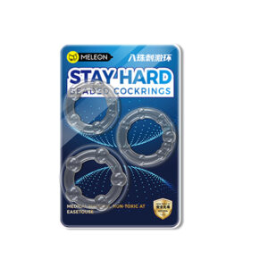 crystal cock ring 3pcs/set