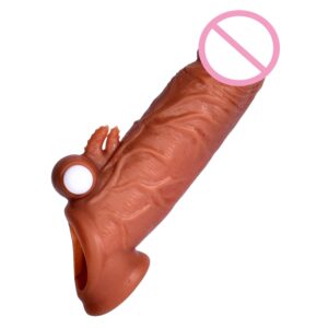 vibe sleeve soft silicone penis extender
