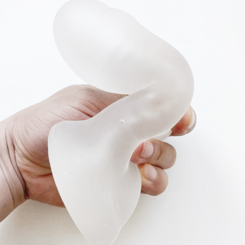 white crystal silicone penis extender condom