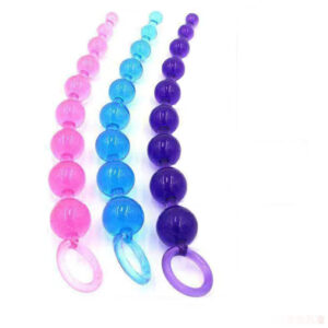 anal beads plug silicone