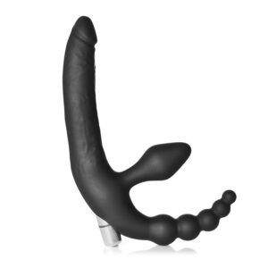 black wear 3 plug dildo