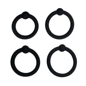 4pcs silicone cock ring